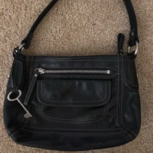 Fossil Black Leather Purse